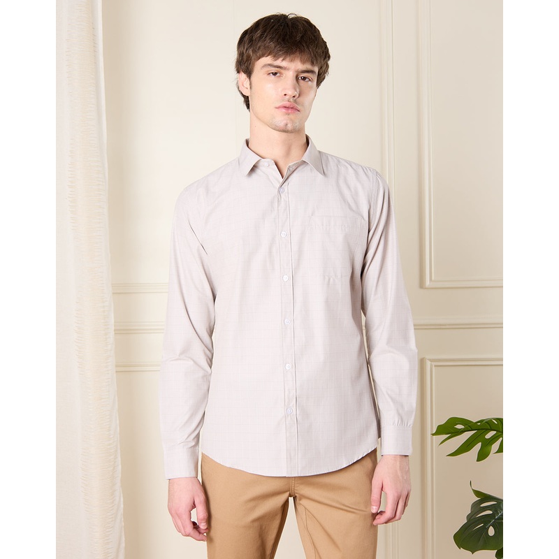 Men Grey Striped Shirt|Small|Medium|Large|X-Large|XX-Large