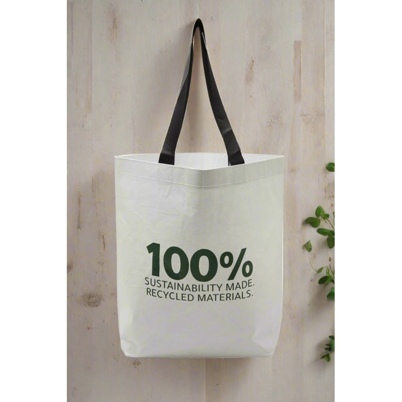 White Jute Shopping Bag|Default Title