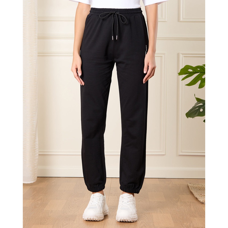 Women Black Jogger Active Pants