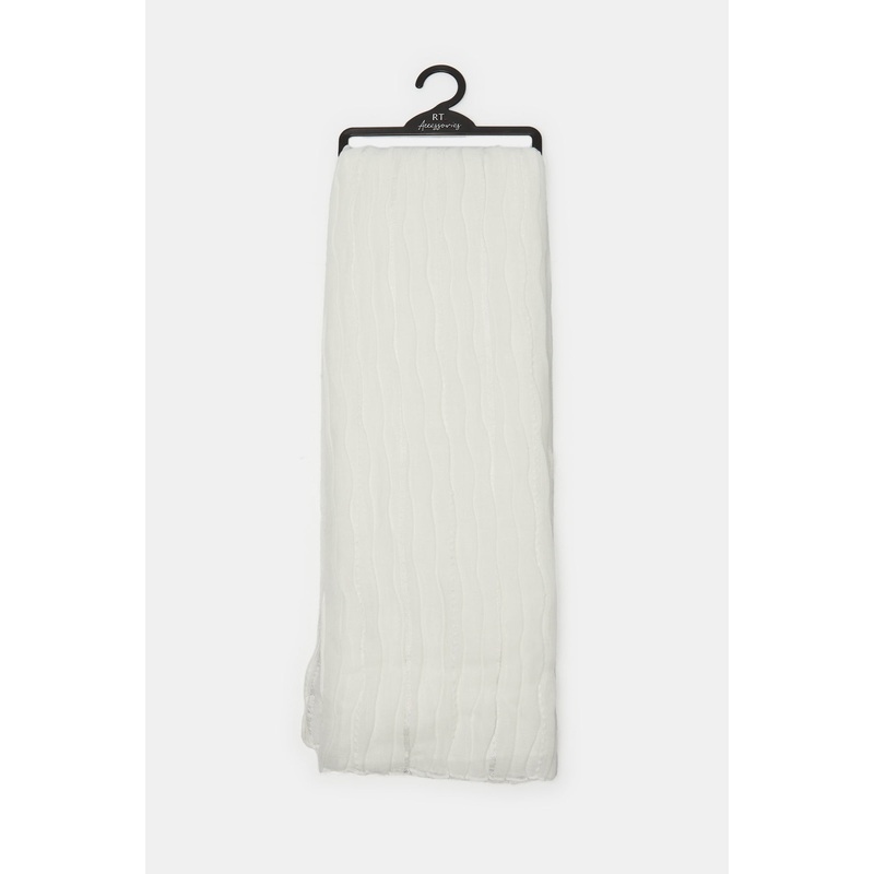 Women White Scarf