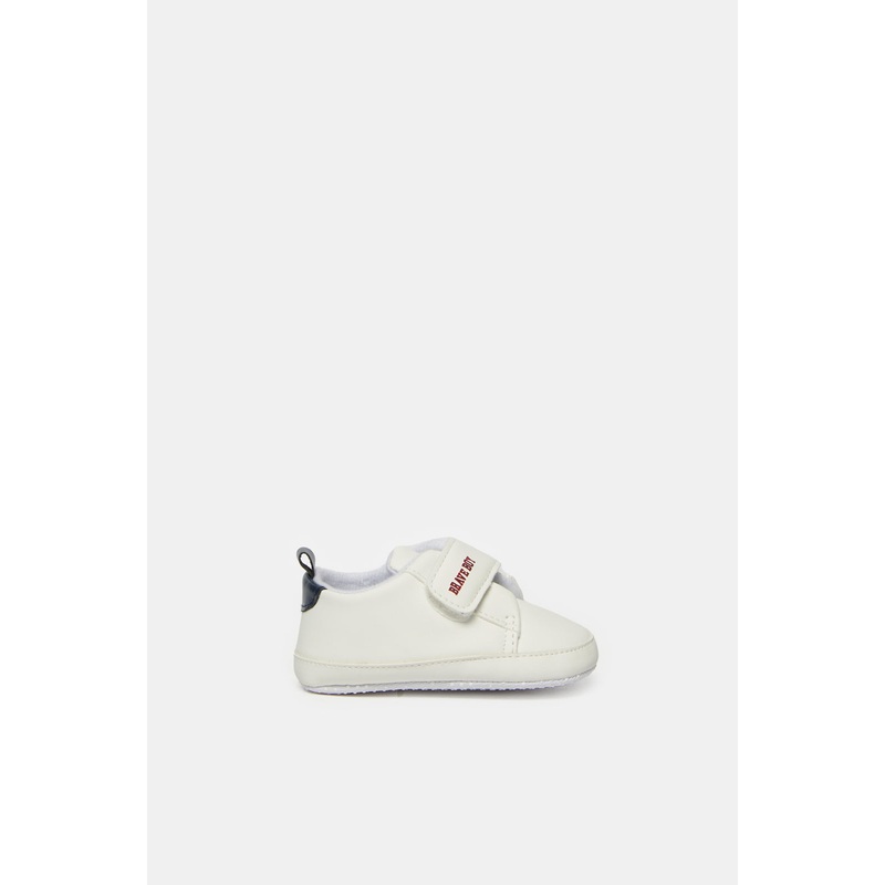 Baby White Pram Shoe|0-6 Months|6-12 Months|12-18 Months