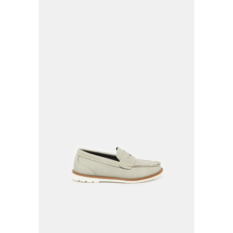 Boys Grey Embellished Loafers|EU25|EU26|EU27|EU28|EU29|EU30