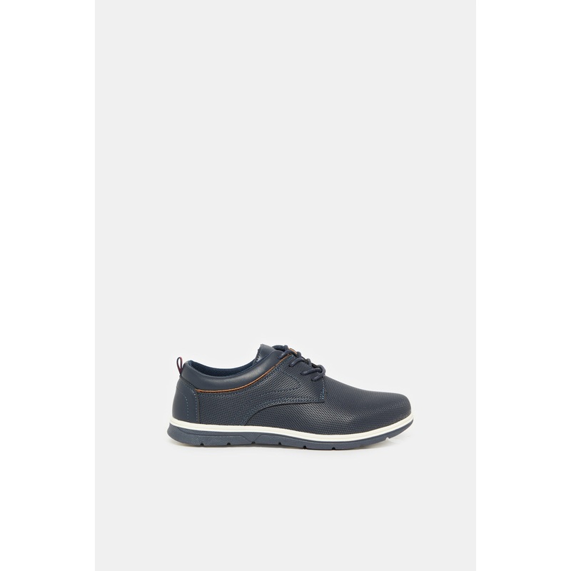 Senior Navy Brown Derby Shoes|EU30|EU31|EU32|EU33|EU34|EU35