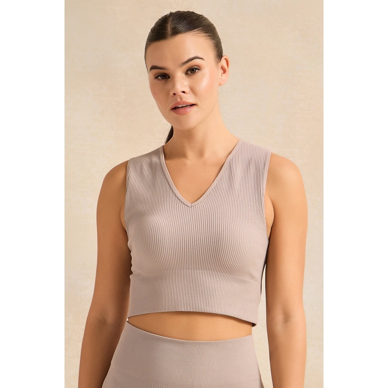 Women Ecru Active Sports Bra|Small|Medium|Large