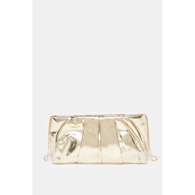 Women Gold Embellished Clutch