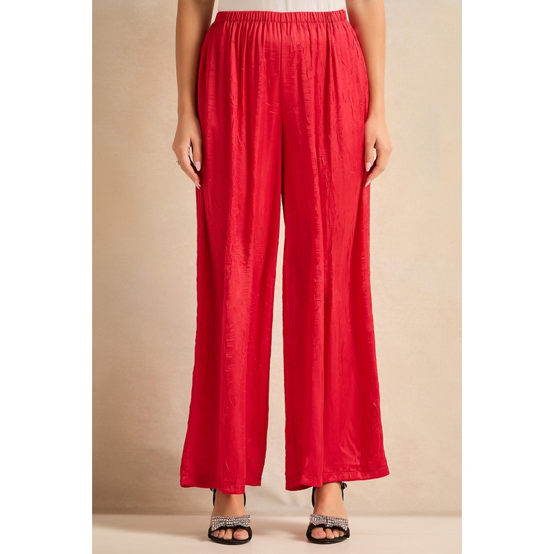 Women Red Wide Leg Trousers|UK8|UK10|UK12|UK14|UK16|UK18