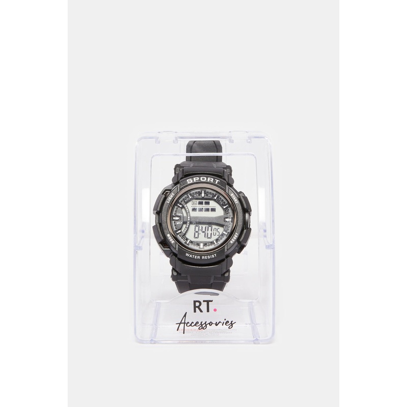 Boys Black Multi Functional Digital Watch