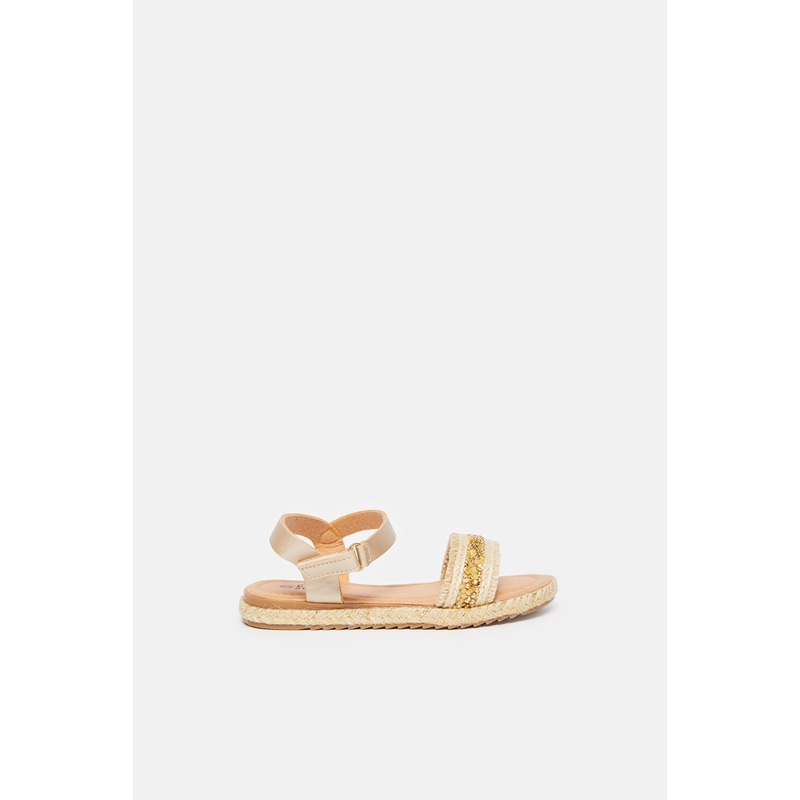 Girls Beige Backstrap Sandals|EU25|EU26|EU27|EU28|EU29|EU30