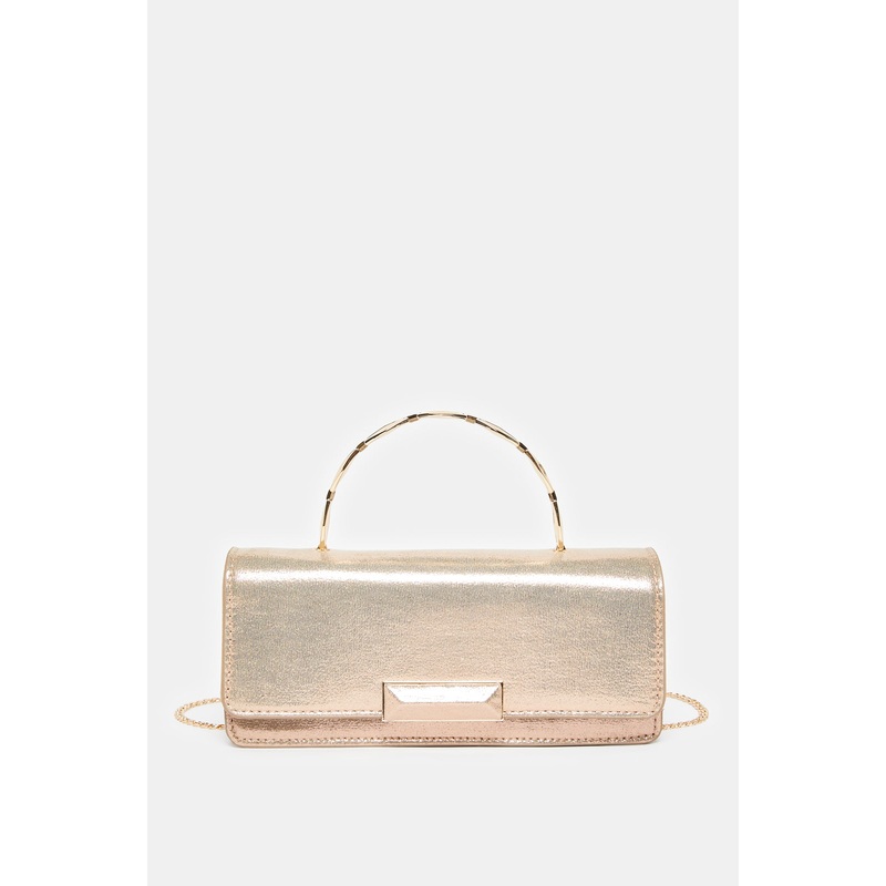 Women Gold Embellished Evening Bag