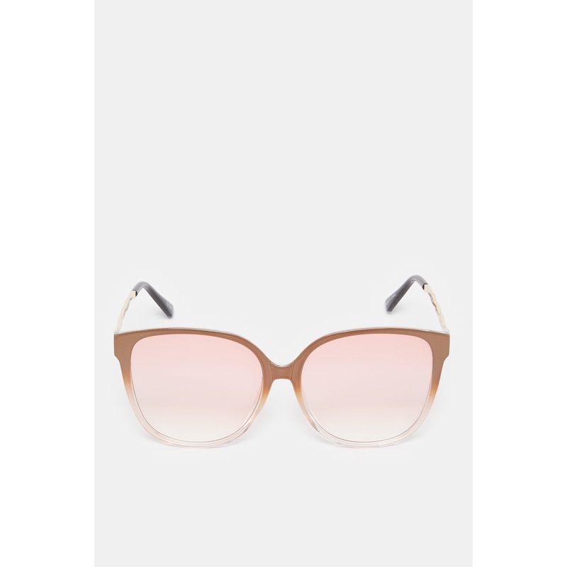 Women Pink Oversize Sunglasses