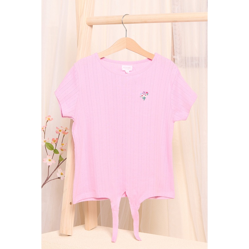 Girls Lilac Printed T-Shirt Set (2 Piece)