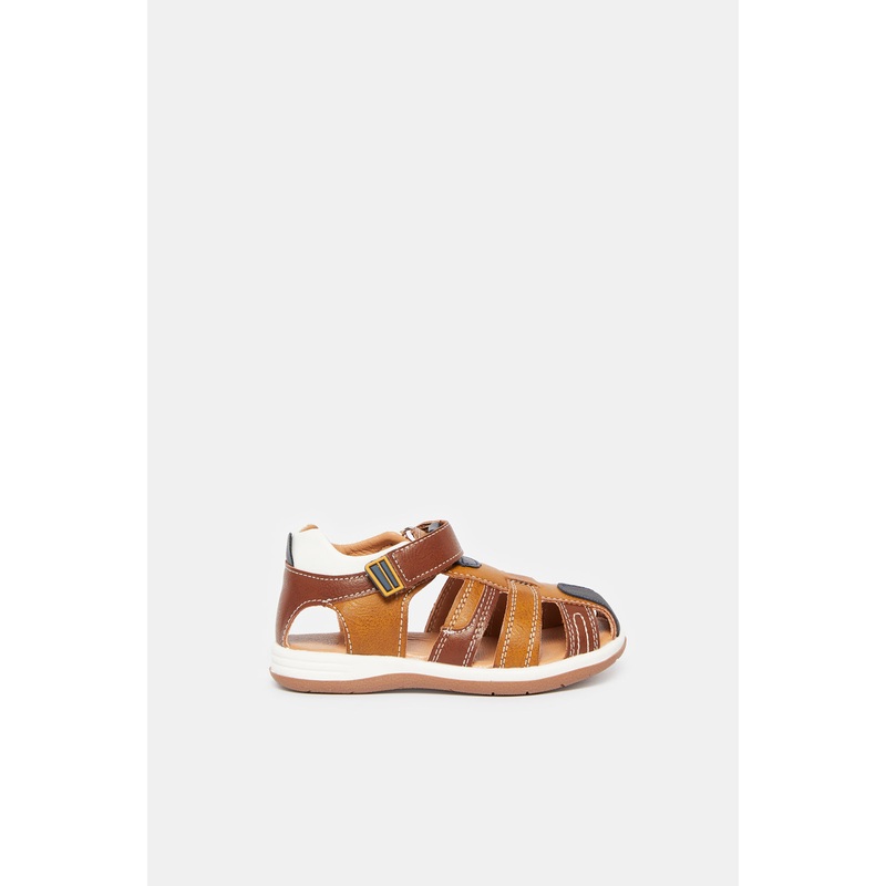 Infant Boys Brown Fisherman Sandals