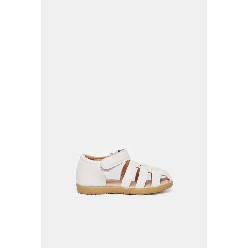 Infant Boys Cream Fisherman Sandals