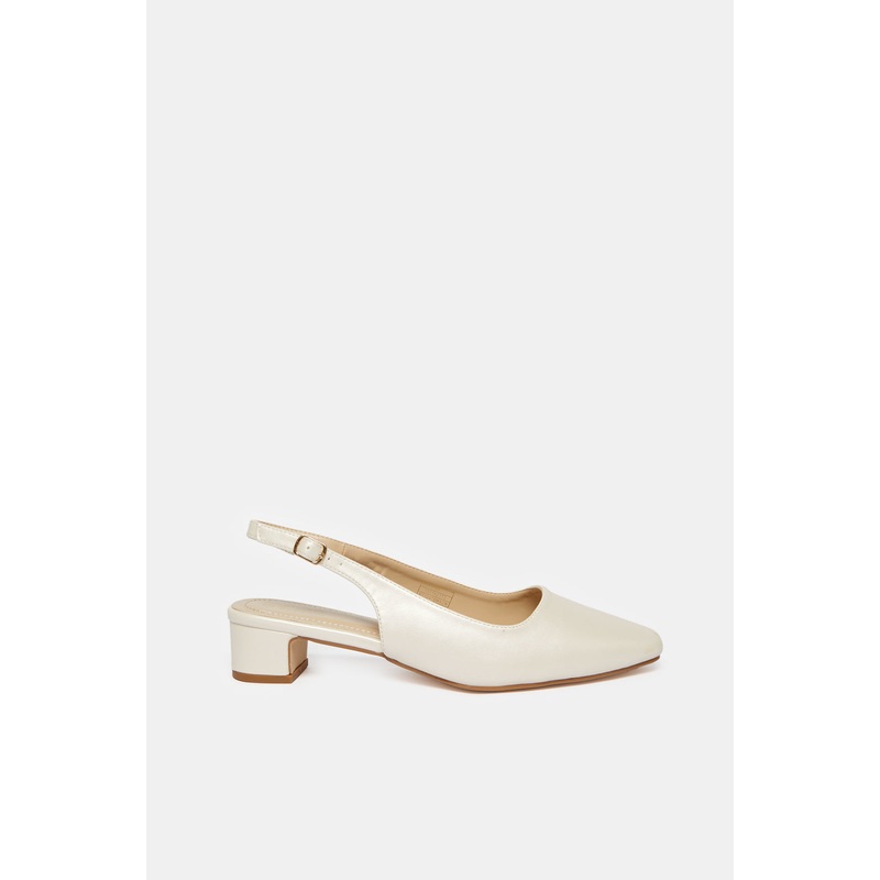 Women Cream Slingback Mule|EU36|EU37|EU38|EU39|EU40|EU41
