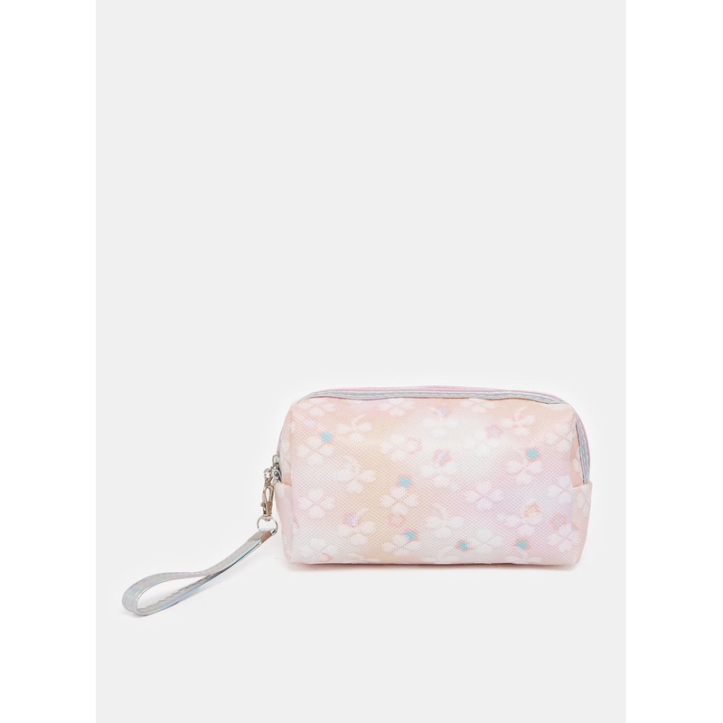Women Pink Floral Print Printed Pouch