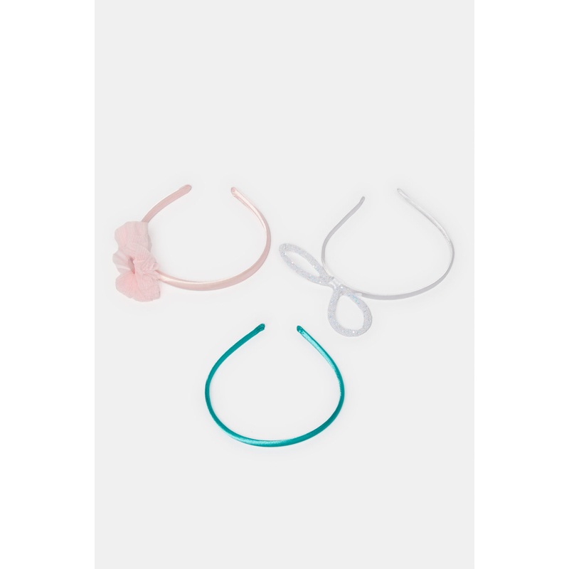 Girls Assorted Embellished Head Bands Set (Pack of 3)
