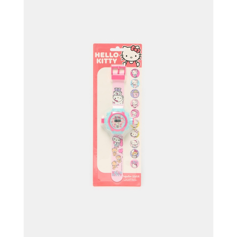 Girls Pink Hello Kitty Digital Watch