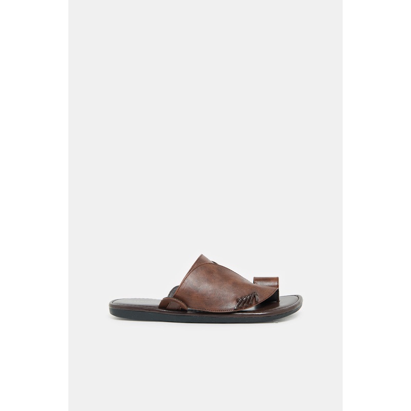 Senior Boys Brown Sharqi Traditional Sandals