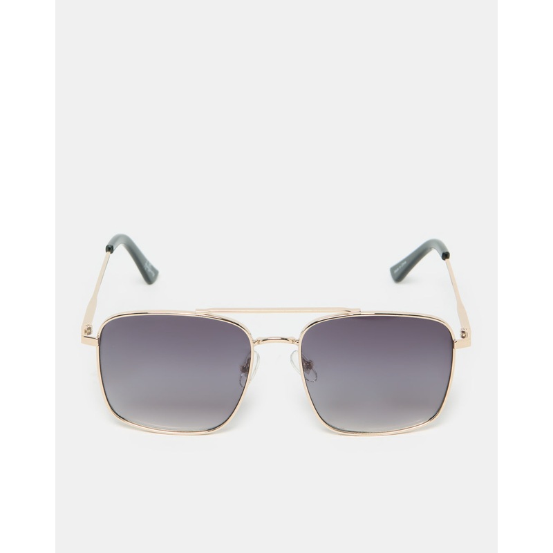 Women Black Wayfarer Oversized Sunglasses