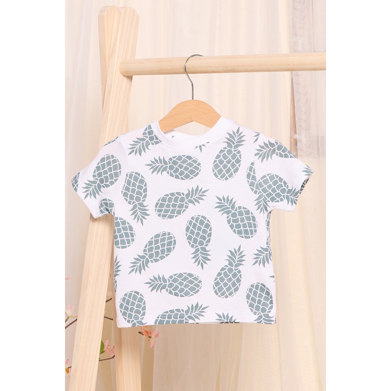 Infant Boys White Pineapple T-Shirt