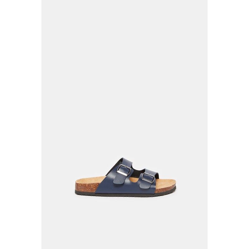 Senior Boys Navy Cork Sandals|EU33|EU34|EU35|EU36|EU37|EU38|EU39