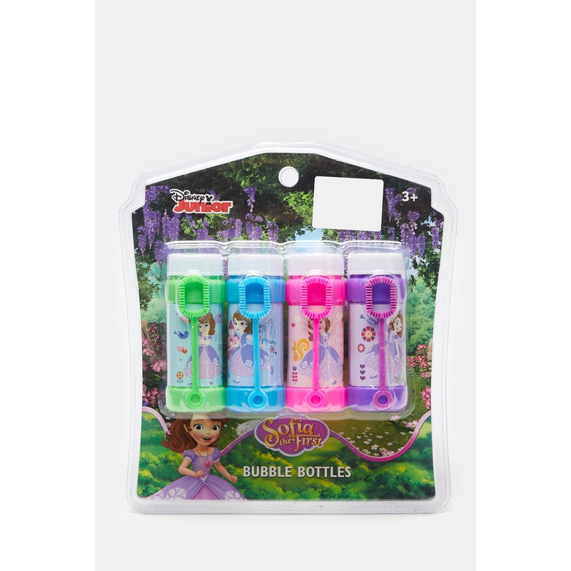 Assorted Sofia Bubble Bottle (Pack Of 4)
