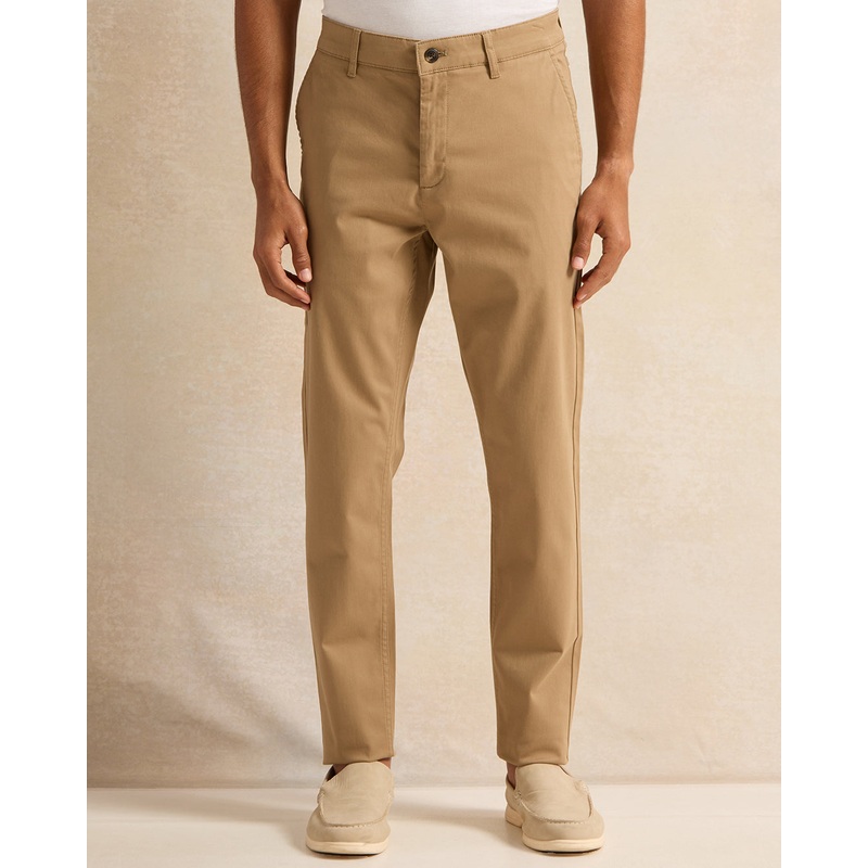 Men Beige Plain Trousers|30 Waist|32 Waist|34 Waist|36 Waist|38 Waist