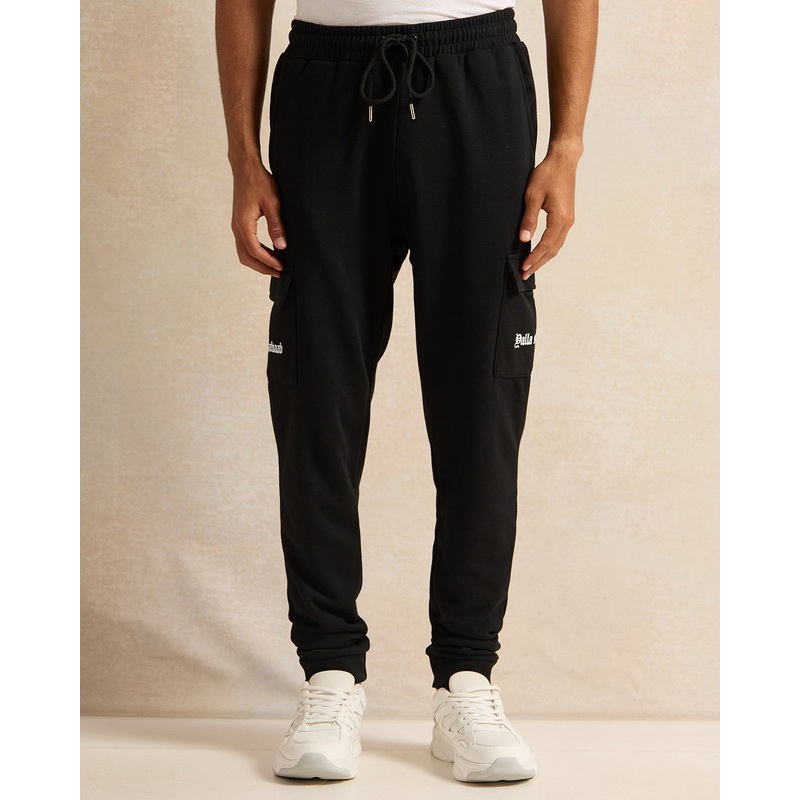Men Black Cargo Active Pants|Small|Medium|Large|X-Large|XX-Large