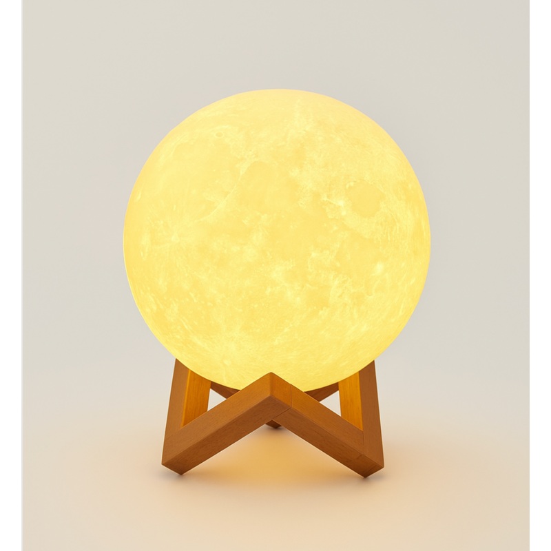 White Led Moon Light With Stand