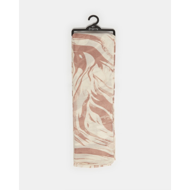 Women Ivory Printed Scarf