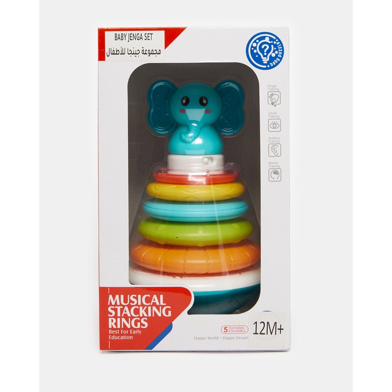 Assorted Musical Stacking Rings With Light