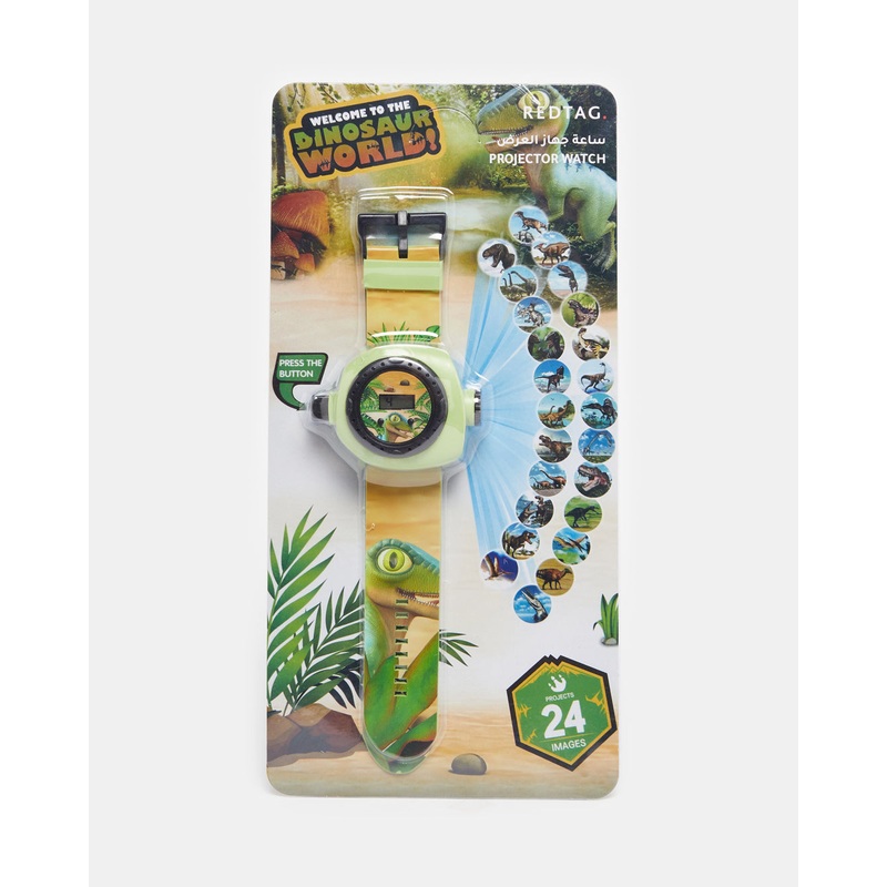 Boys Green Printed Digital Watch