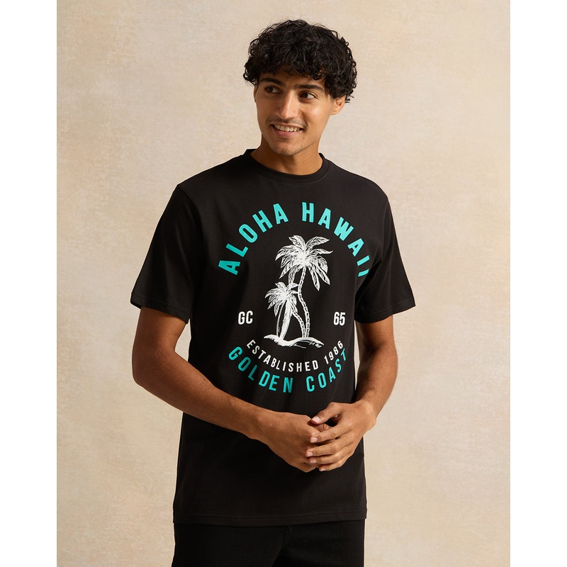Men Black  Graphic T-Shirt|Small|Medium|Large|X-Large|XX-Large