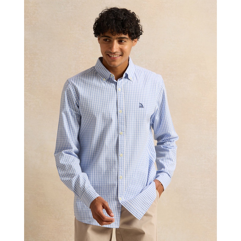 Men Blue Checkered Shirt|Small|Medium|Large|X-Large|XX-Large