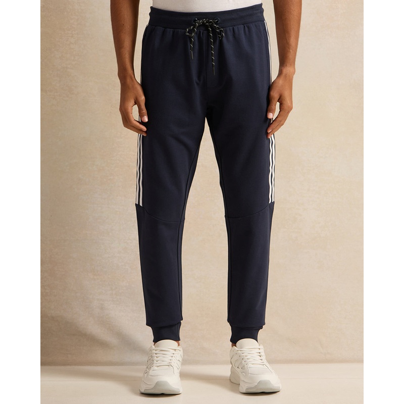 Men Navy Printed Active Pants|Small|Medium|Large|X-Large|XX-Large