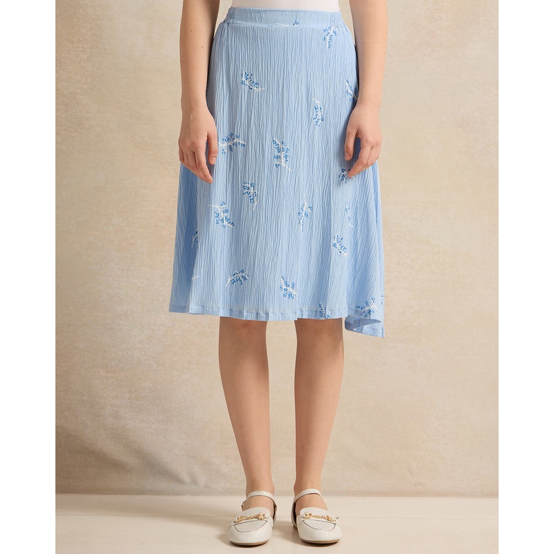 Senior Girls Blue Pleated Skirt