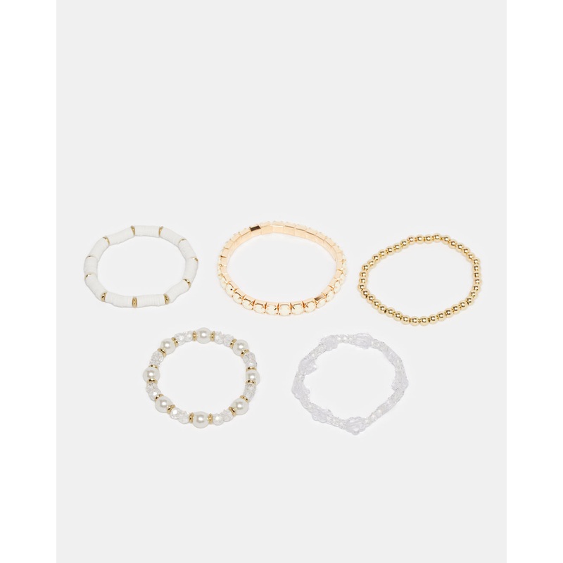 Women Assorted Embellished Bracelets Set Of (5 Piece)