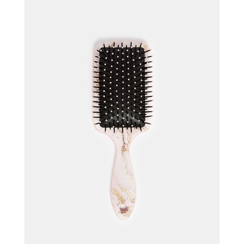 Women Pink Printed Hair Brush