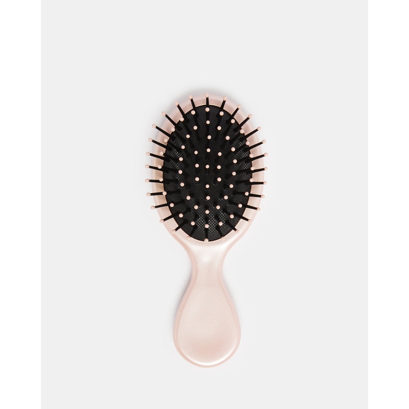 Women Pink Round Hair Brush