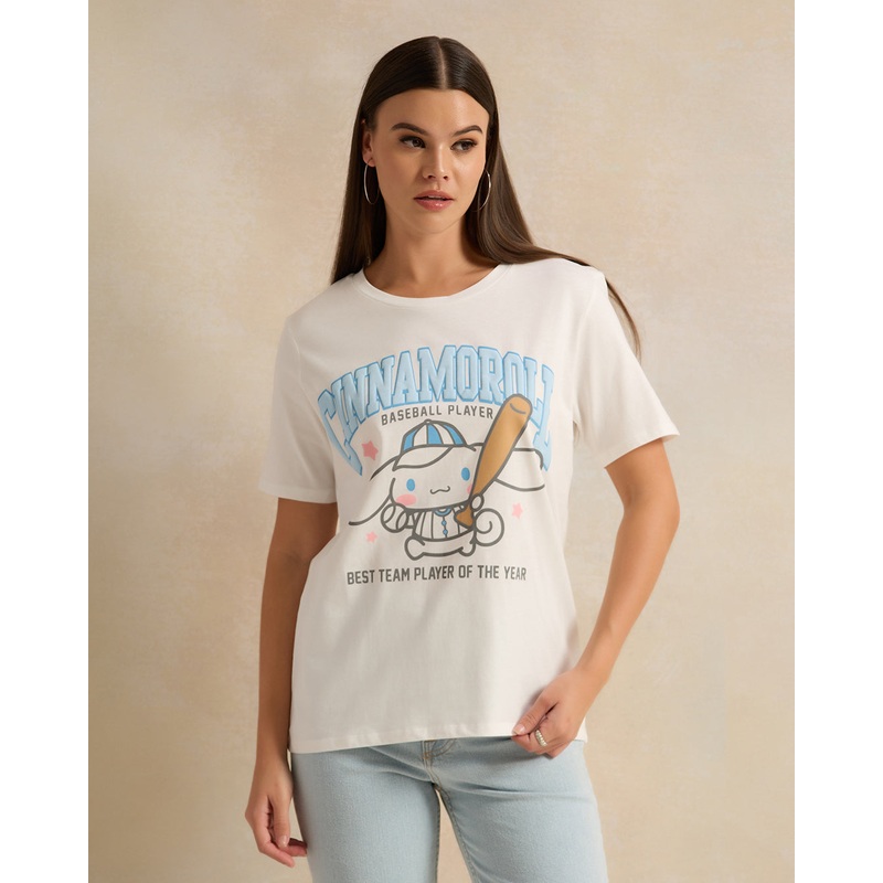 Women White Printed T-Shirt|Small|Medium|Large|X-Large