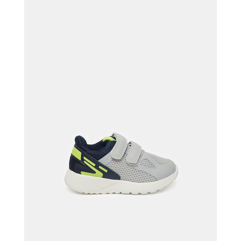 Infant Boys Grey Mesh Sneakers
