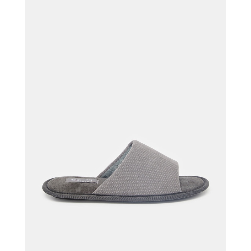 Men Grey Solid Slippers|Small|Medium|Large