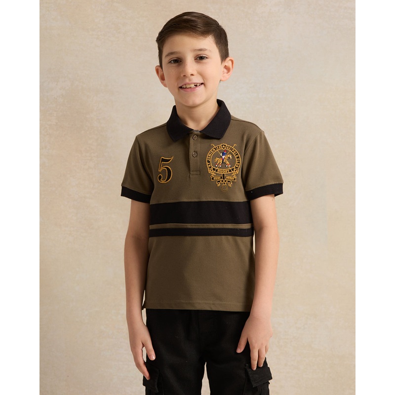 Boys Green Basic Polo Shirt|2-3 Years|3-4 Years|4-5 Years|5-6 Years|6-7 Years|7-8 Years