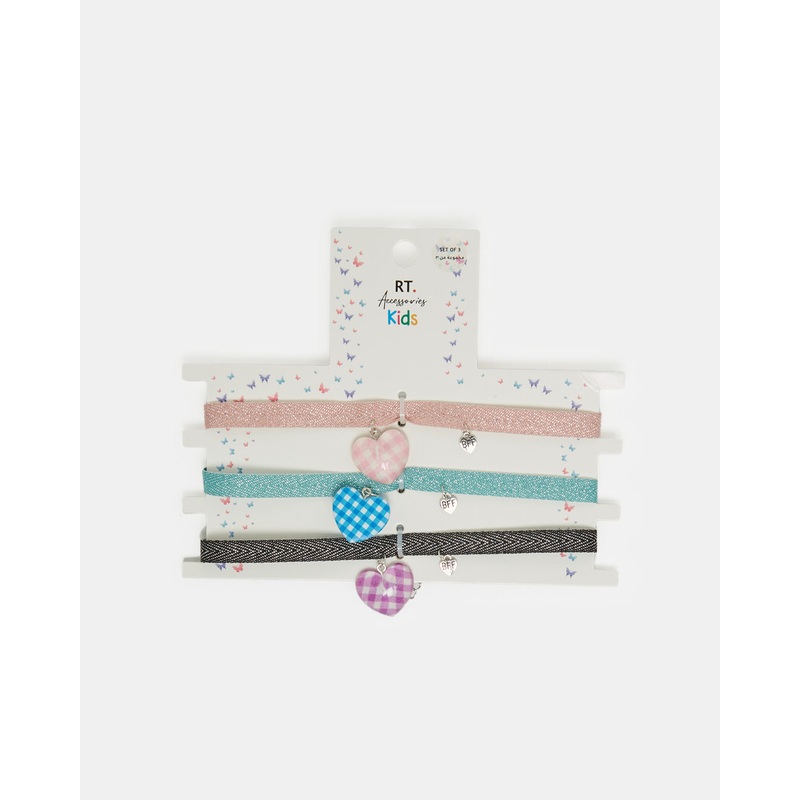 Girls Assorted Embellished Choker Set (3 Piece)