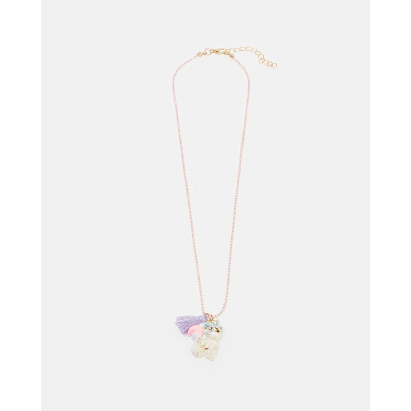 Girls Multicolour Embellished Necklace