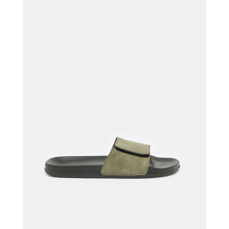 Men Grey Velcro Slide|EU40|EU41|EU42|EU43|EU44|EU45