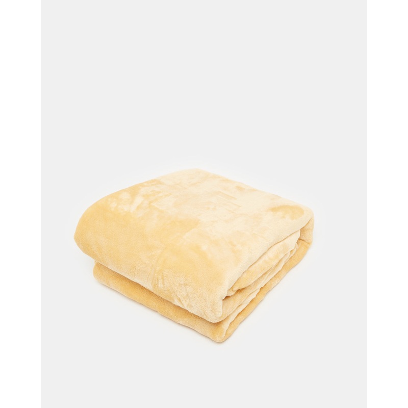 Mustard Ultra Soft Blanket (Double Size)