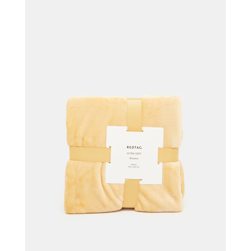 Mustard Ultra Soft Blanket (Single Size)
