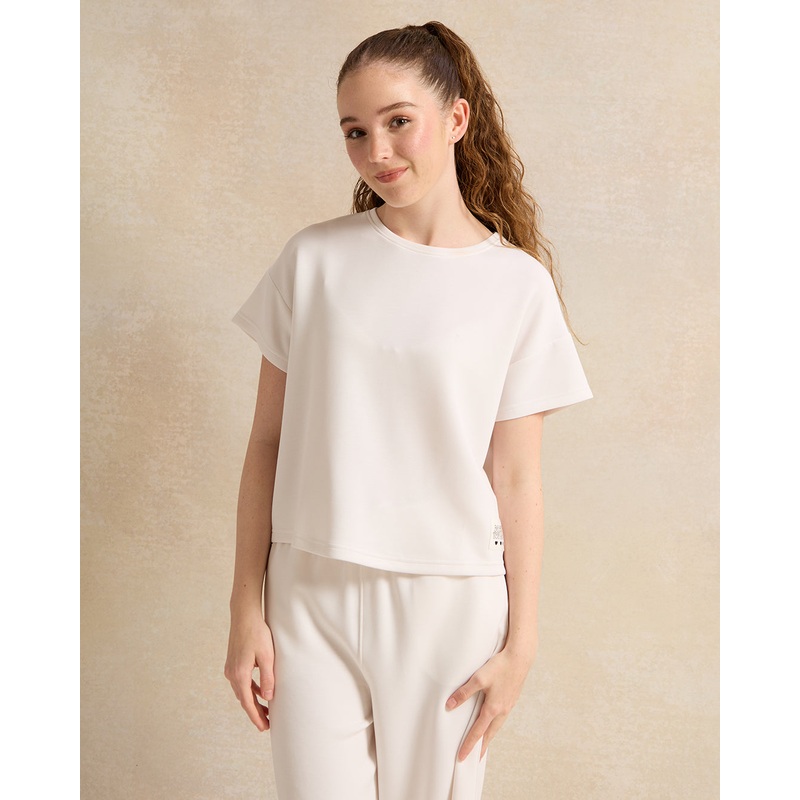 Senior Girls ivory Plain Top|8-9 Yrs (S)|9-10 Yrs (M)|11-12 Yrs (L)|13-14 Yrs (XL)|15-16 Yrs (XL)