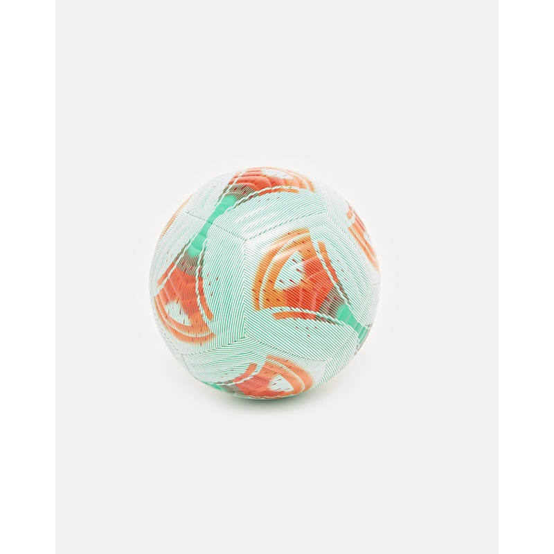 White And Orange Print Football